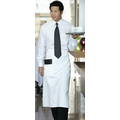 Bistro Apron with Inset Pocket (White)